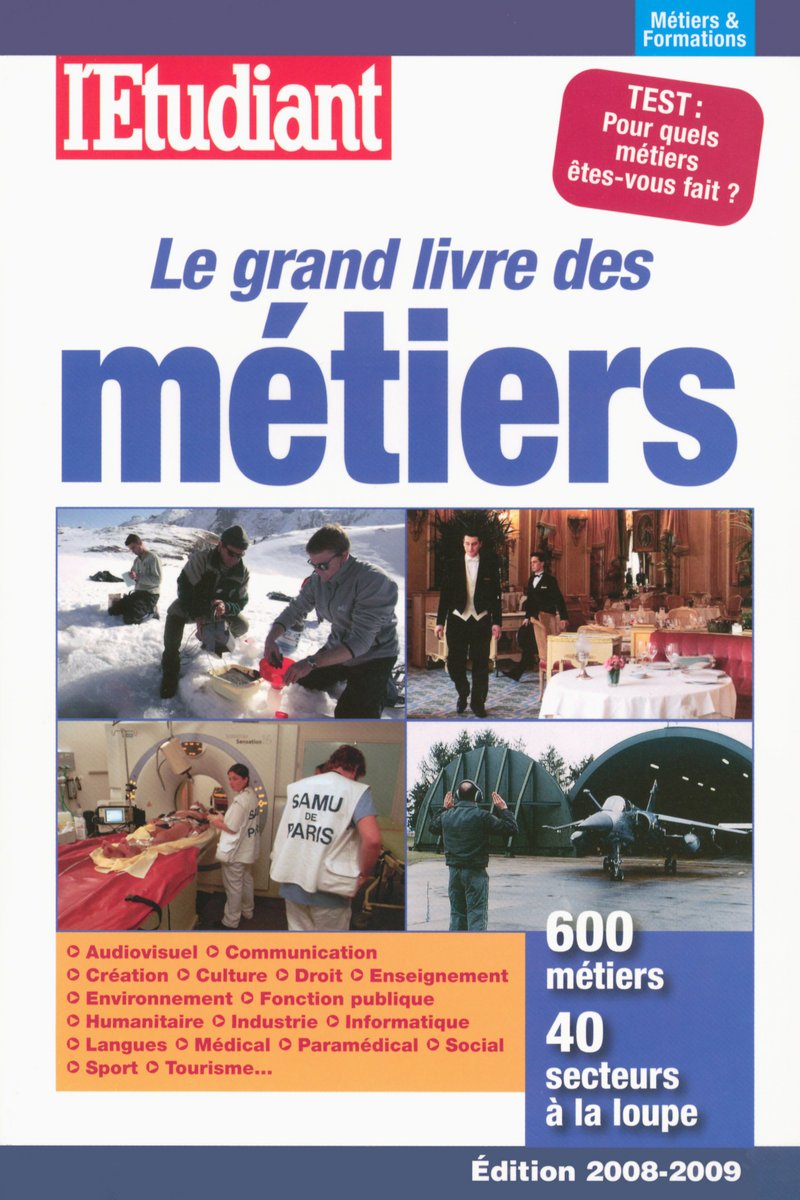 Le grand livre des métiers 2008-2009 book