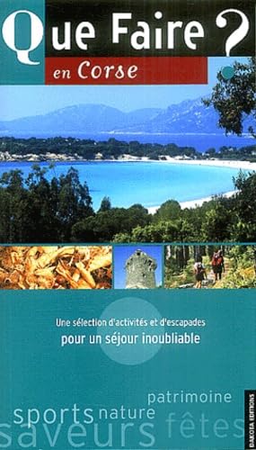 Que faire en Corse ? Books