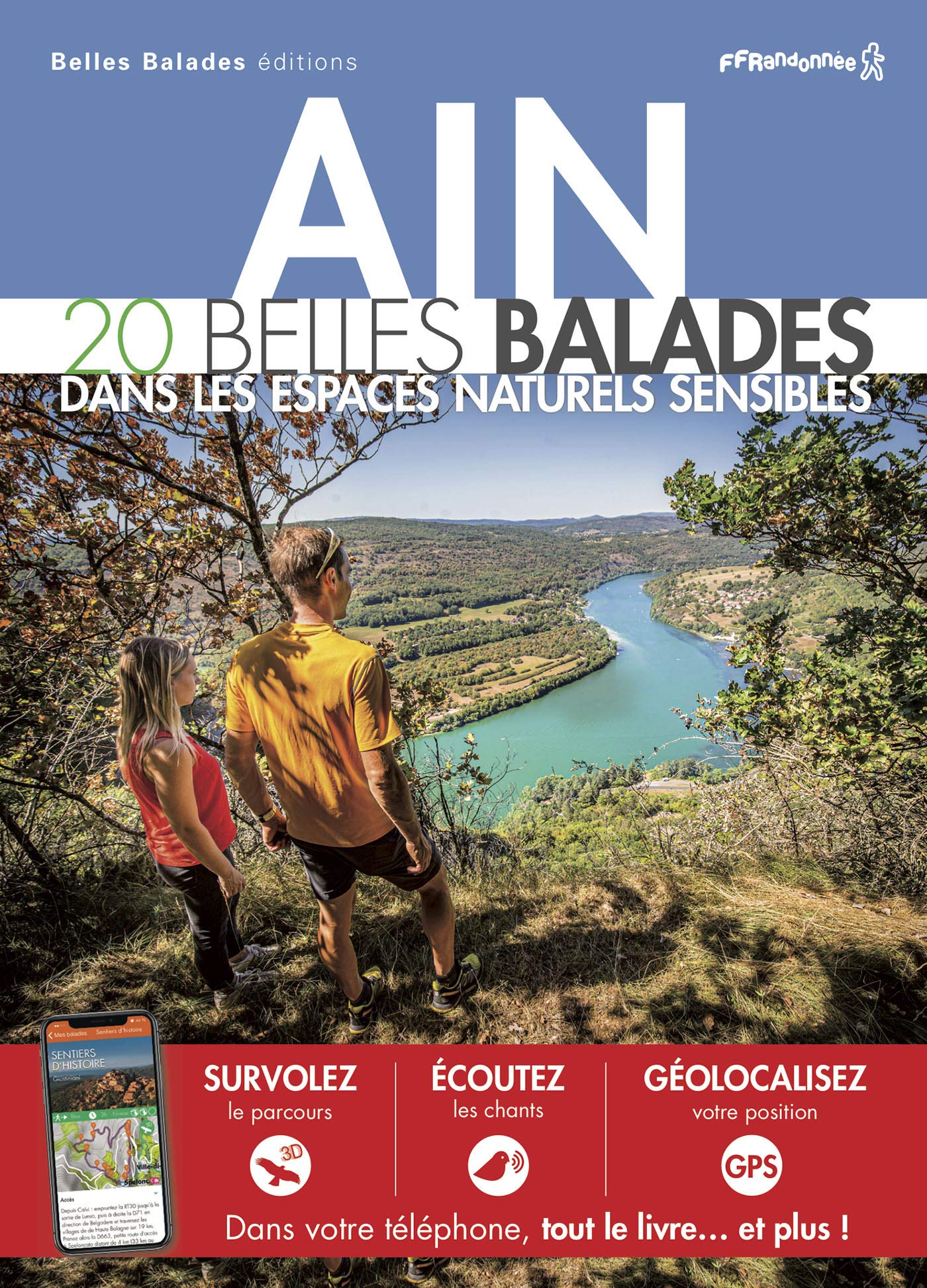 AIN : 20 BELLES BALADES: DANS LES ESPACES NATURELS SENSIBLES Leisure, Home & Garden