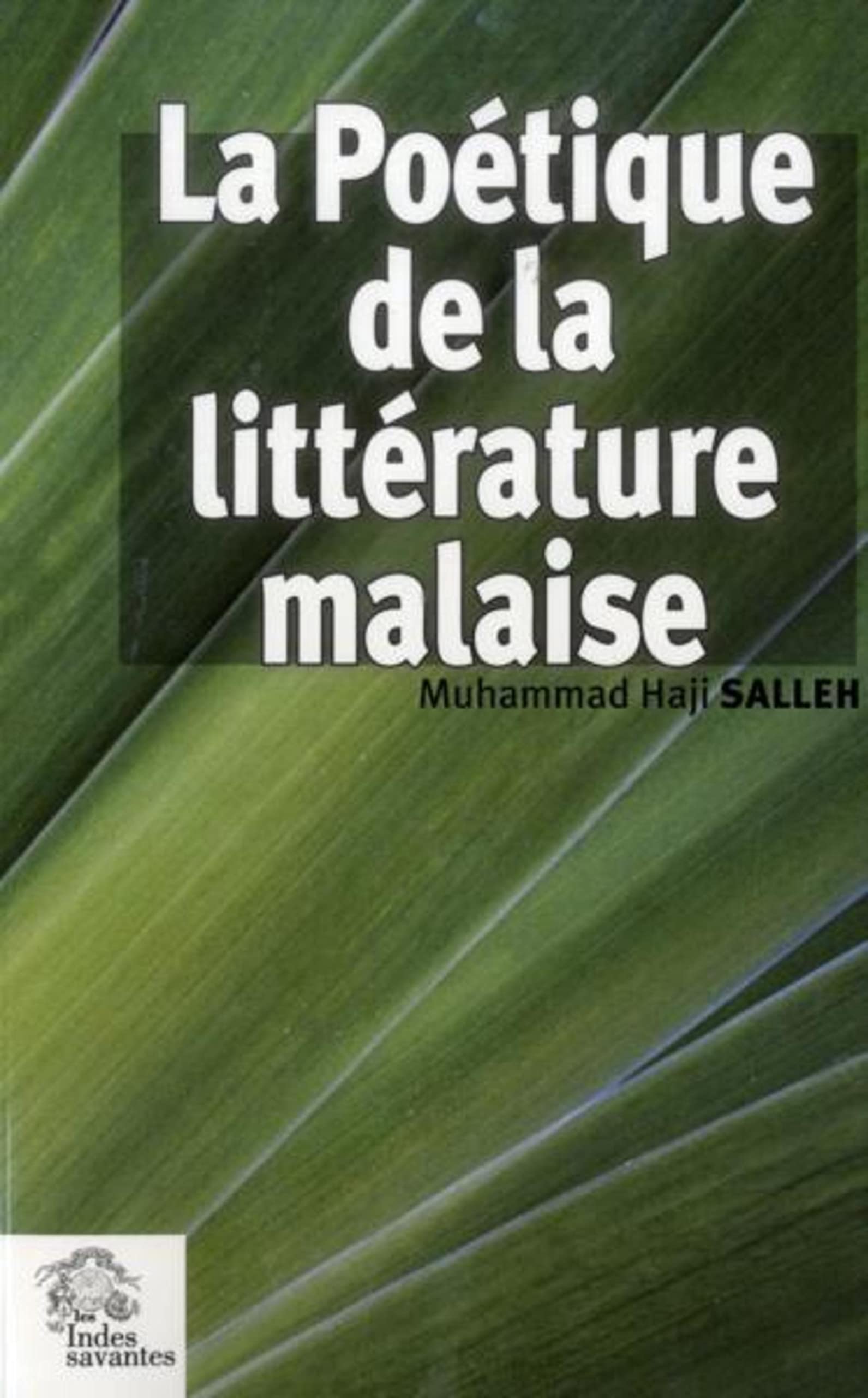 La Poétique de la littérature malaise book