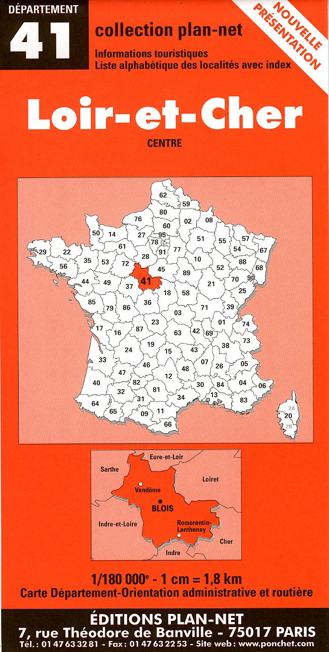 Carte routière : Loir-et-Cher book