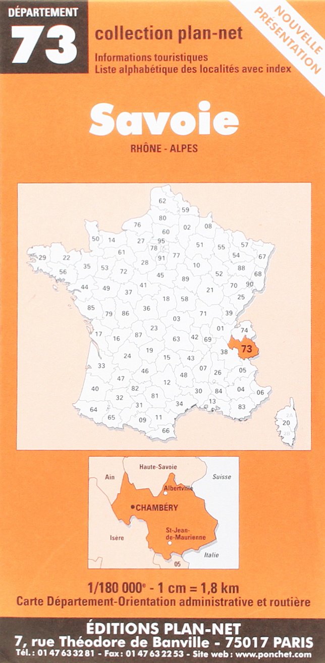 Carte routière : Savoie book