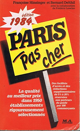 Paris pas cher édition 1984 book