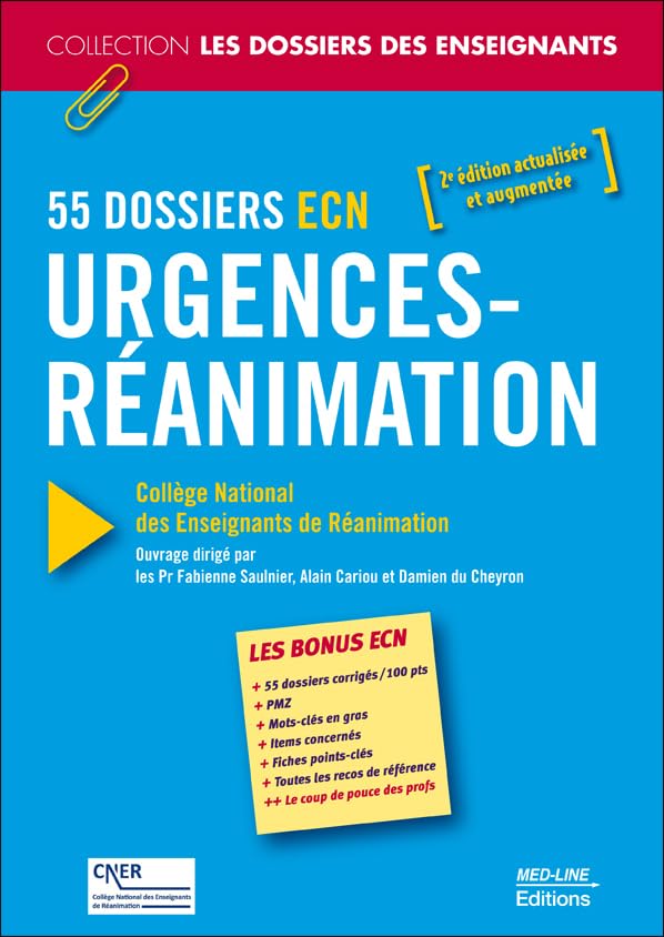 MEDLINE 55 DOSSIERS ECN URGENCES REANIMATION Medicine