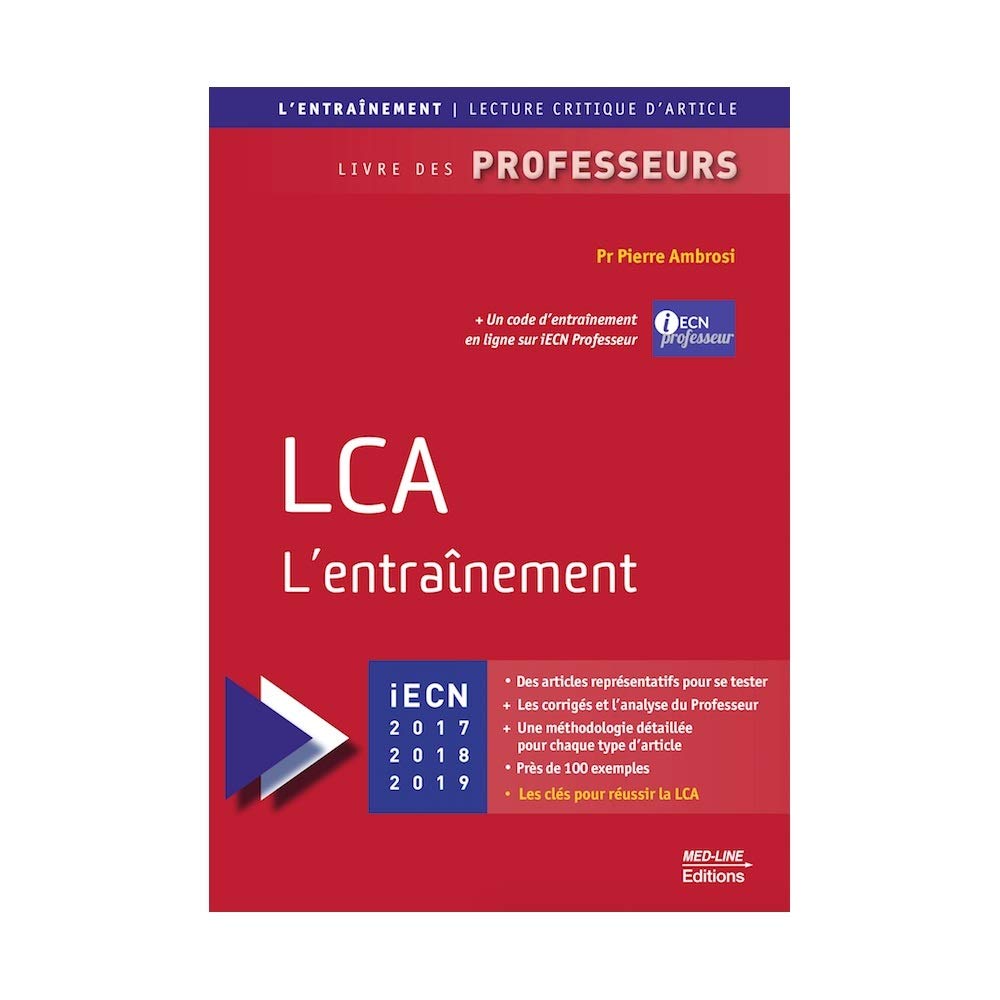 LCA - L'entraînement: Livre des professeurs book