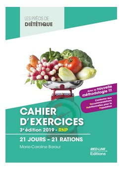 Cahier d'exercices : 21 jours, 21 rations : BTS diététique book