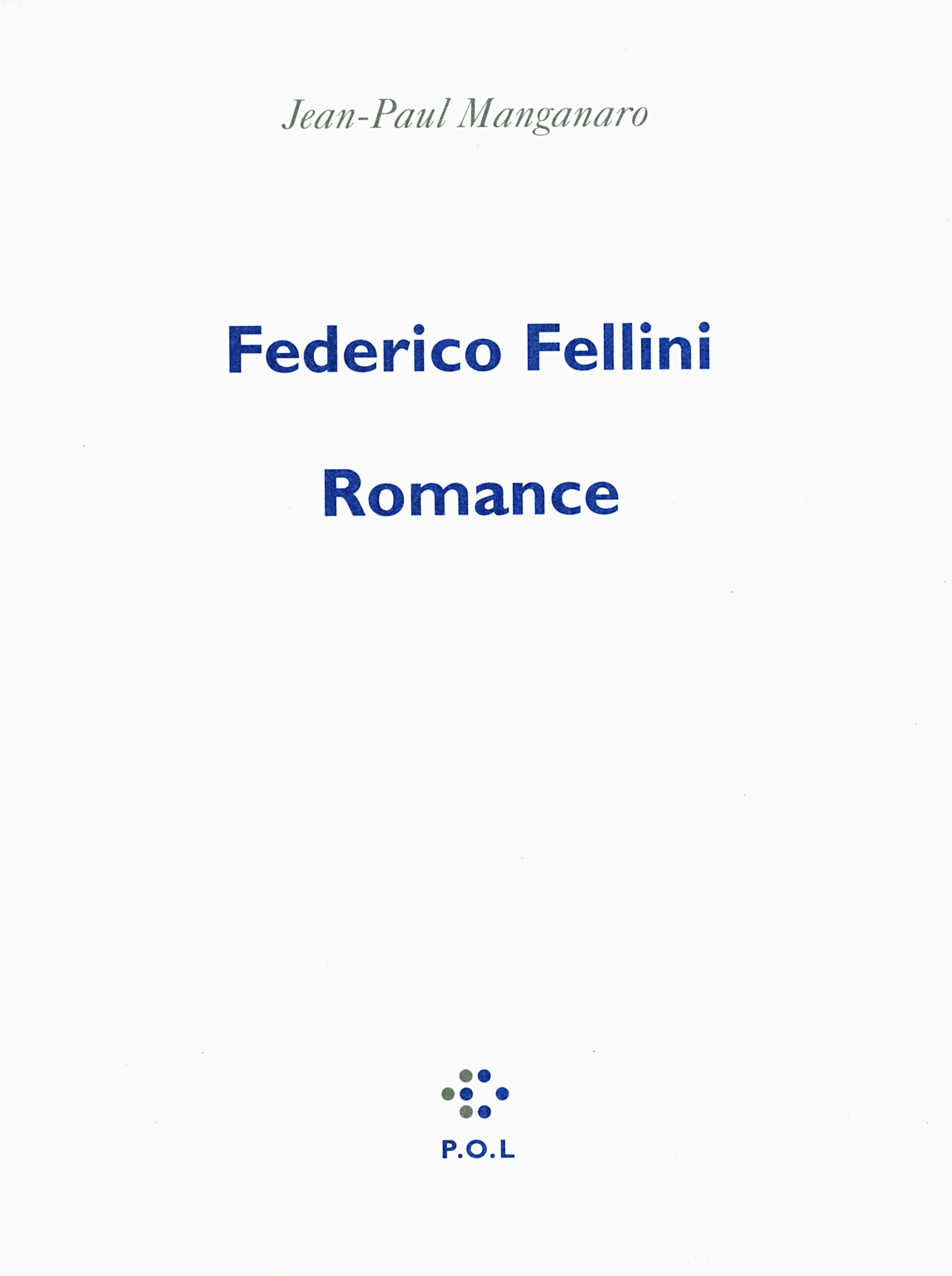 Federico Fellini, romance book