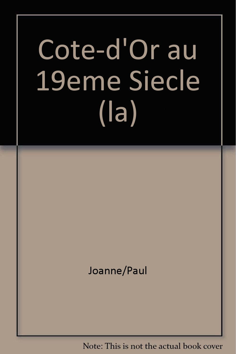 La cote-d'or au 19eme siecle book