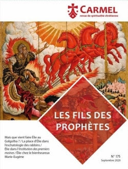 Carmel, n° 175. Les fils des Prophètes book