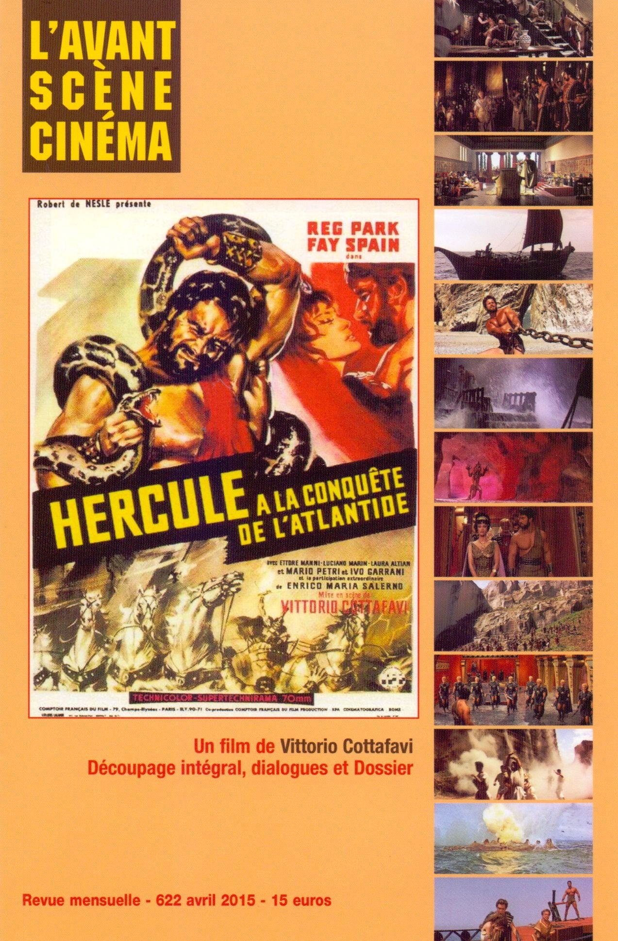 L'Avant-Scene Cinema N 622 Hercule Avril 2015 book