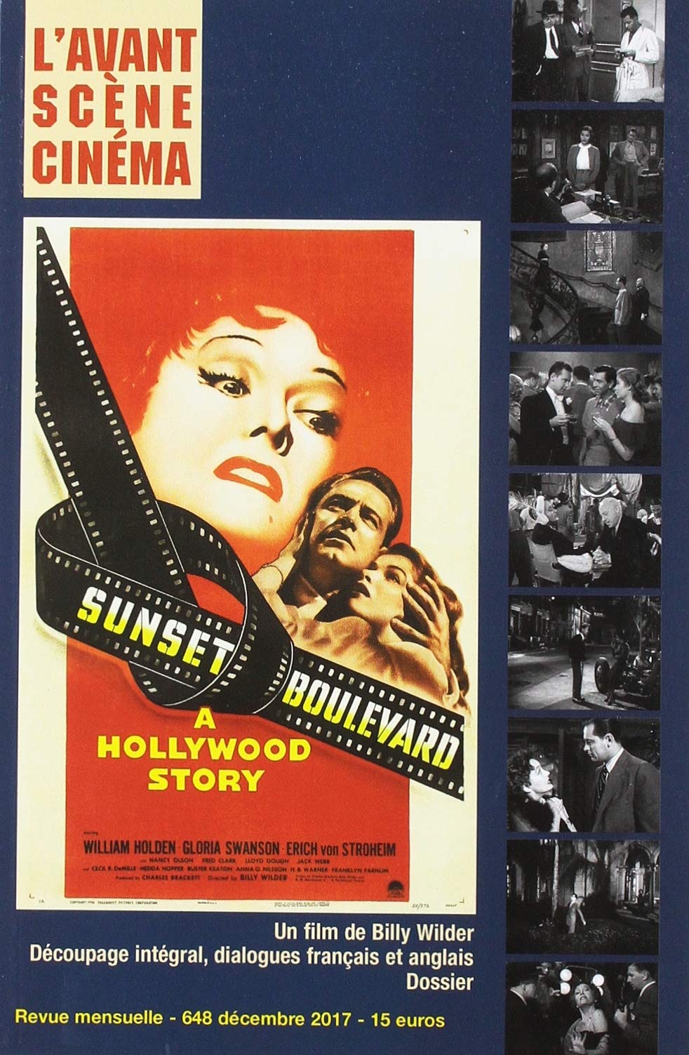 L'Avant-Scene Cinema N 648 Sunset Boulevard Decembre 2017 Film, Art & Culture