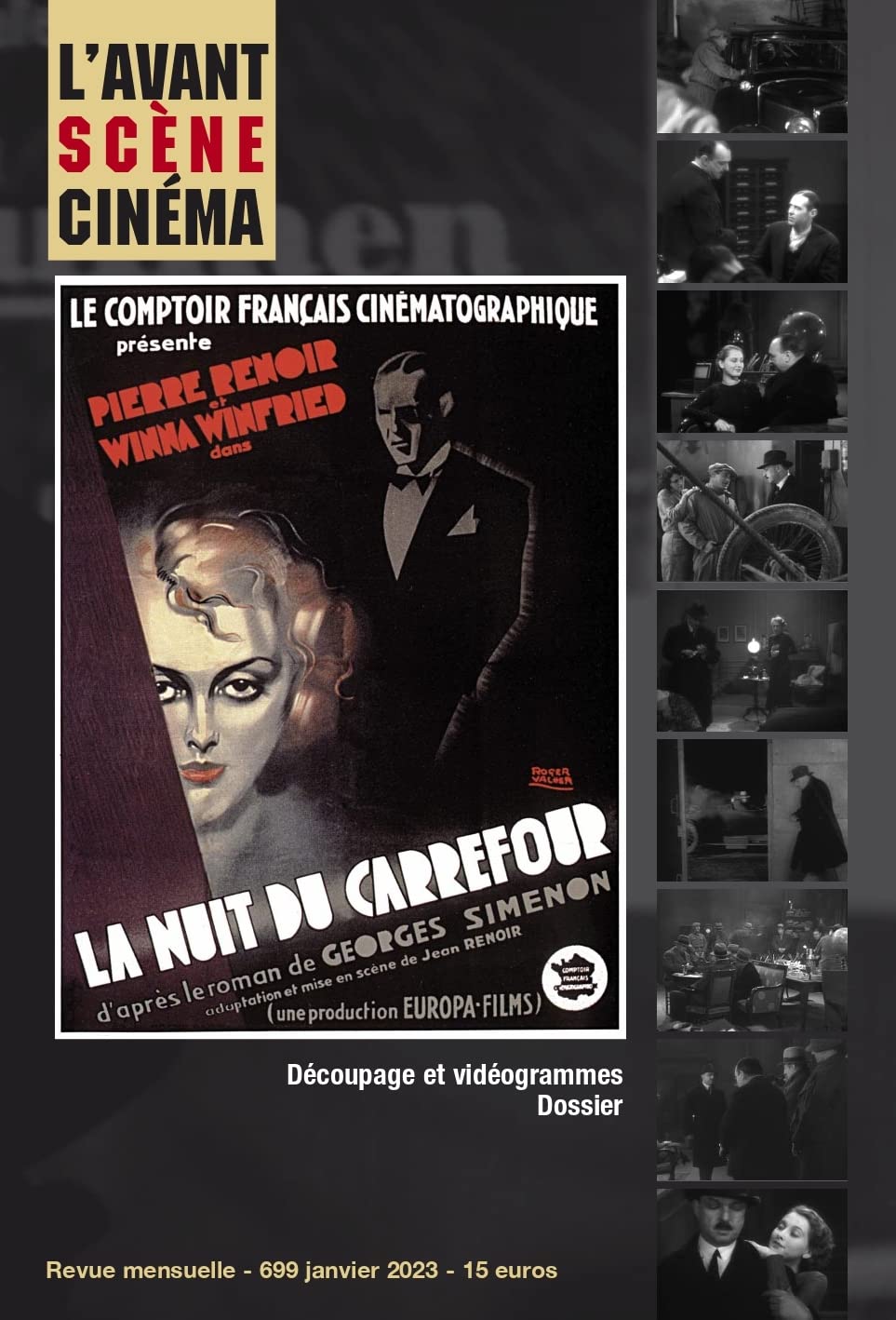L'Avant-Scène Cinéma n° 699 : La Nuit du carrefour - Janvier 2023 Film, Art & Culture