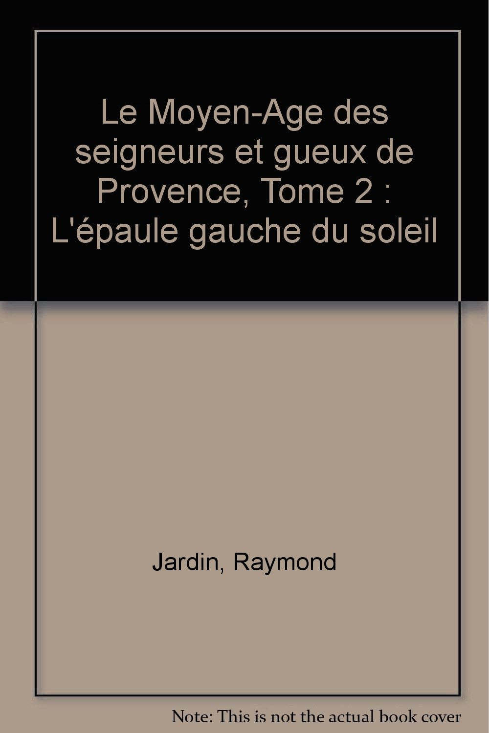 L'épaule gauche du soleil book