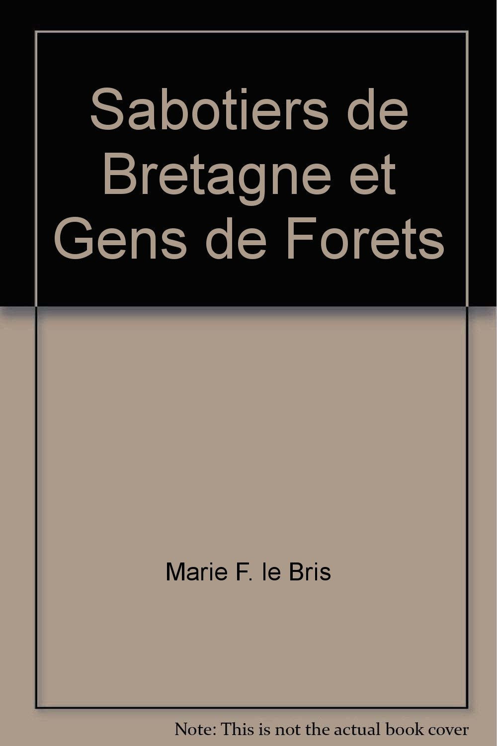 Sabotiers de Bretagne et gens de forêts book