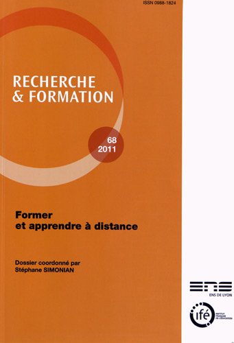 Recherche et formation, n 68/2011. former et enseigner a distance book