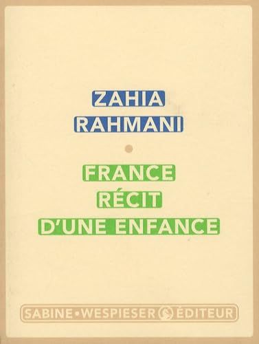 France, récit d'une enfance Contemporary literature