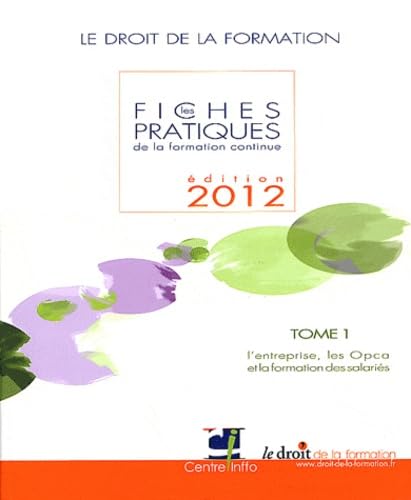 Les fiches pratiques de la formation continue: Le droit de la formation, 2 volumes book