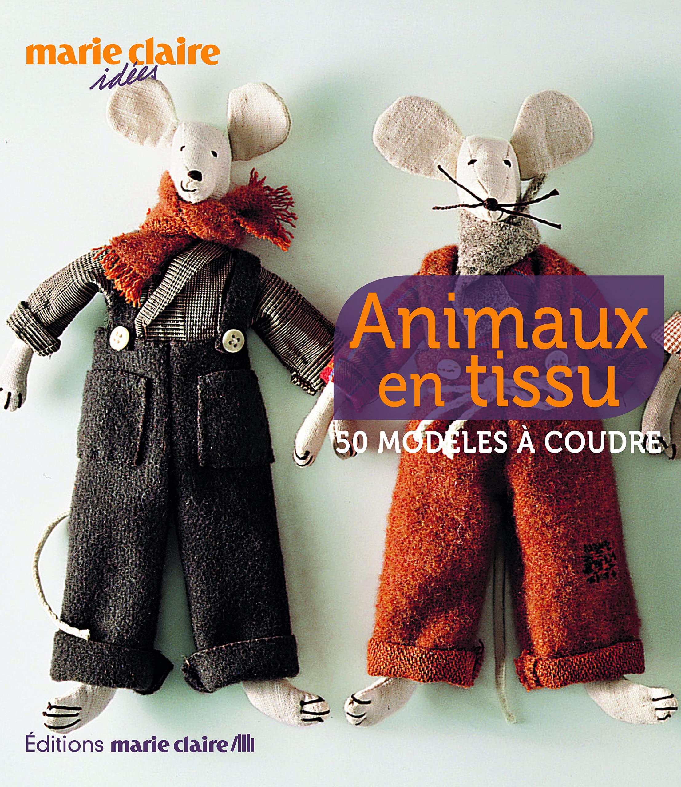 Animaux en tissu: 50 modèles à coudre book