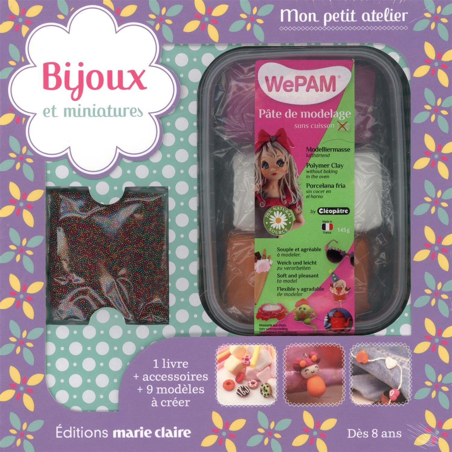 Coffret kids - Bijoux et miniatures en pâte polymère book