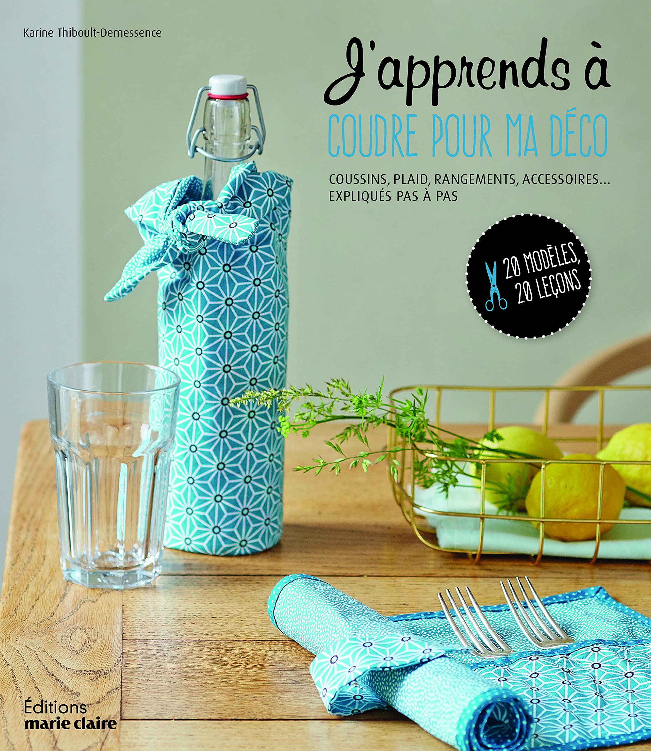 J'apprends à coudre pour ma déco: coussins plaid rangements accessoires expliques pas a pas Leisure, Home & Garden