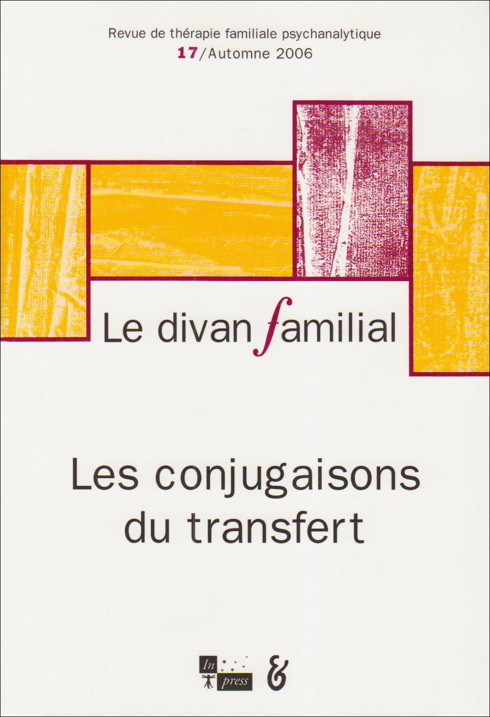 Divan familial N17. Les conjugaisons du transfert: Transferts book