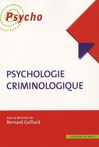 Psychologie criminologique book
