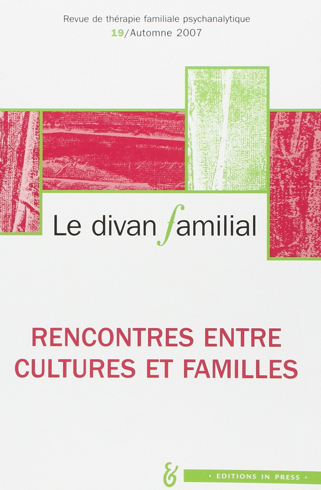 Divan familial N19. Rencontres entre cultures et familles book