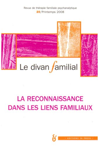 Divan familial N20. la reconnaissance dans les liens de famille book