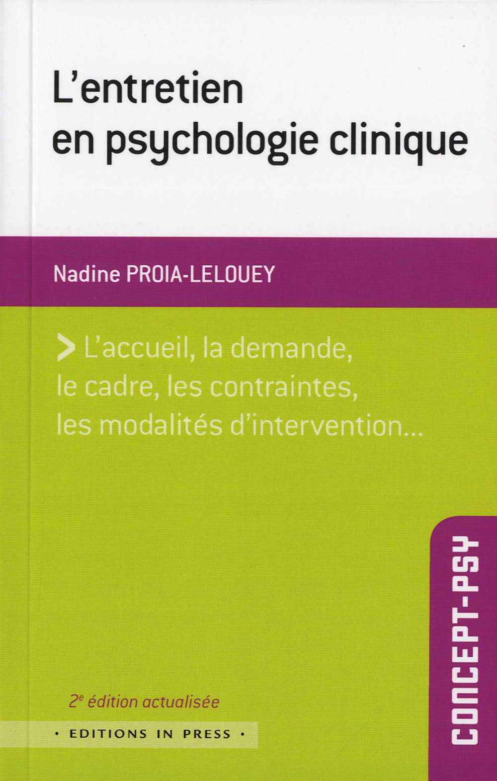 L'entretien en psychologie clinique Medicine