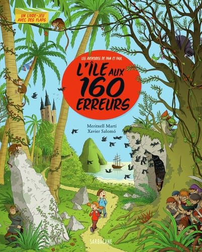 Les aventure de Pam et Paul - L'île aux 160 erreurs Children's books