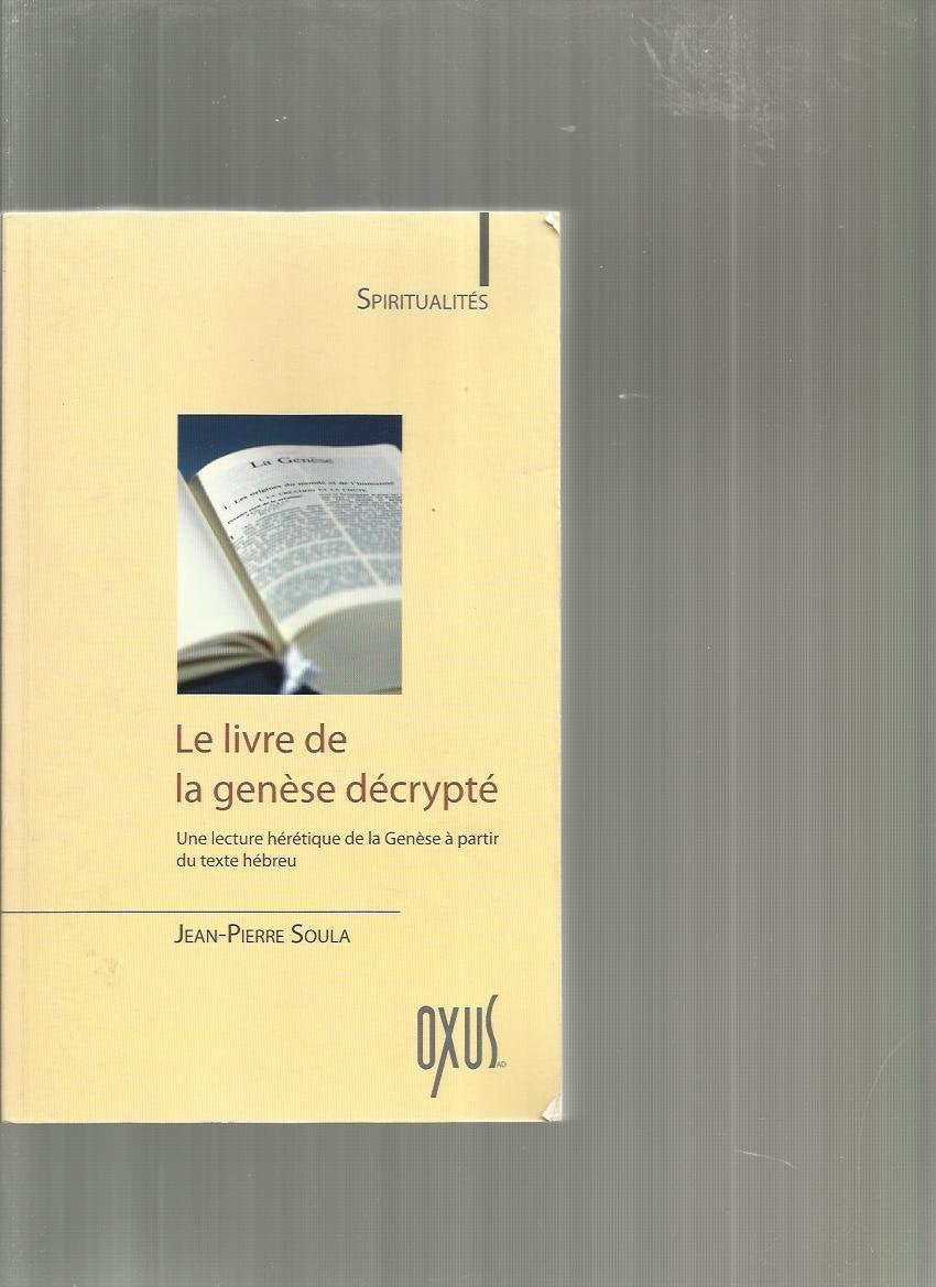Livre de la Genèse décrypté book