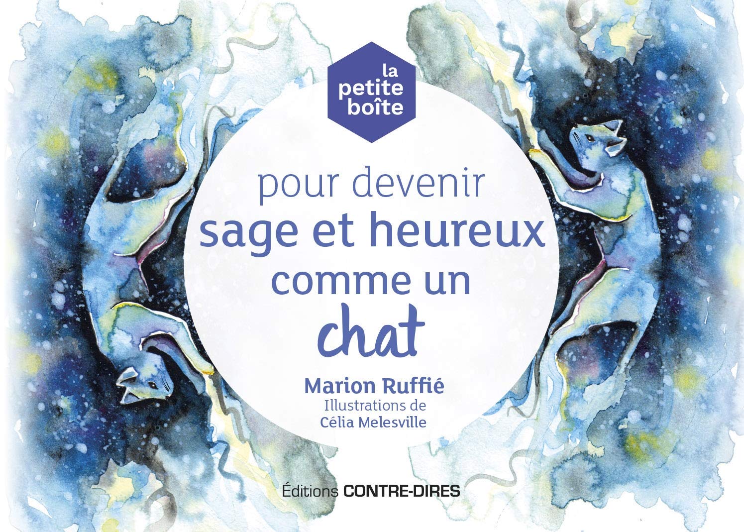 Coffret La petite boîte pour devenir sage et heureux comme un chat book
