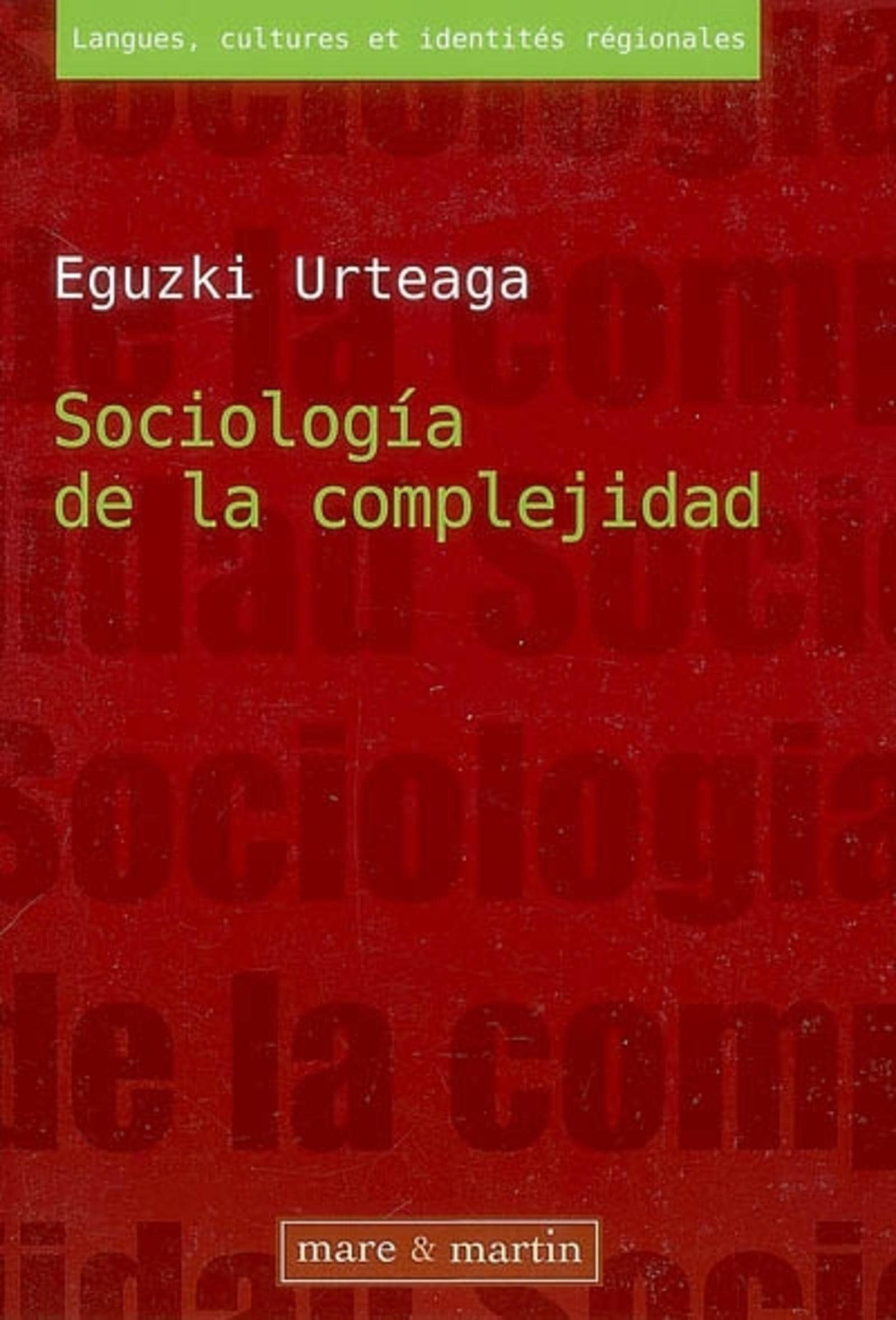 Sociología de la complejidad book