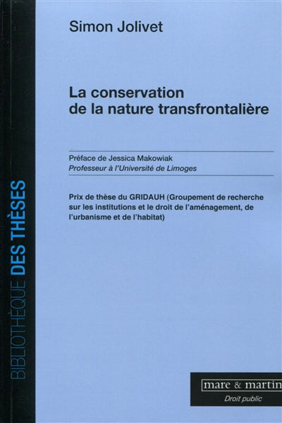 Product Image: La conservation de la nature transfrontalière