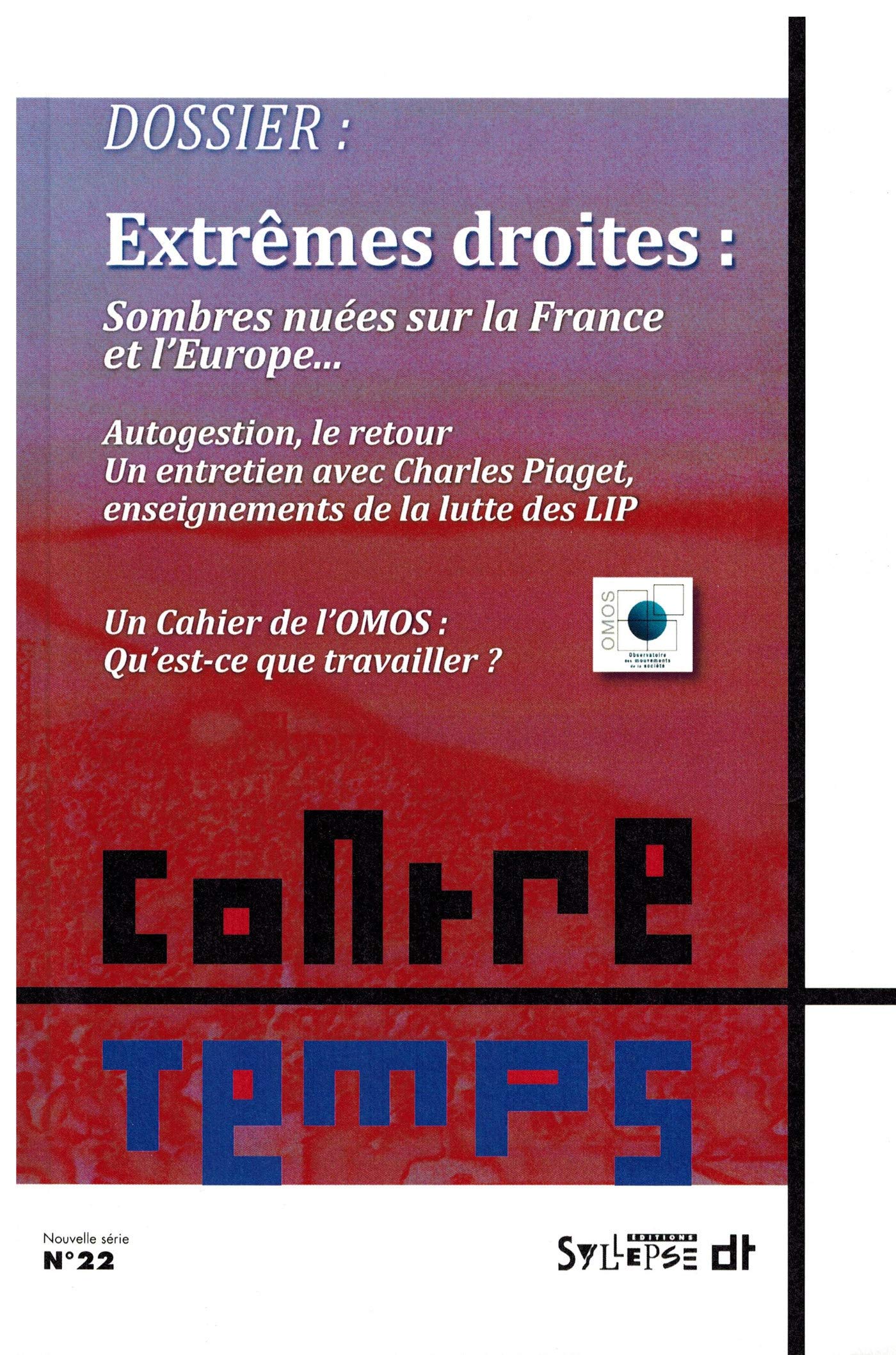 CONTRETEMPS N22 DROITES ET EXTREMES DROITES EN EUROPE book