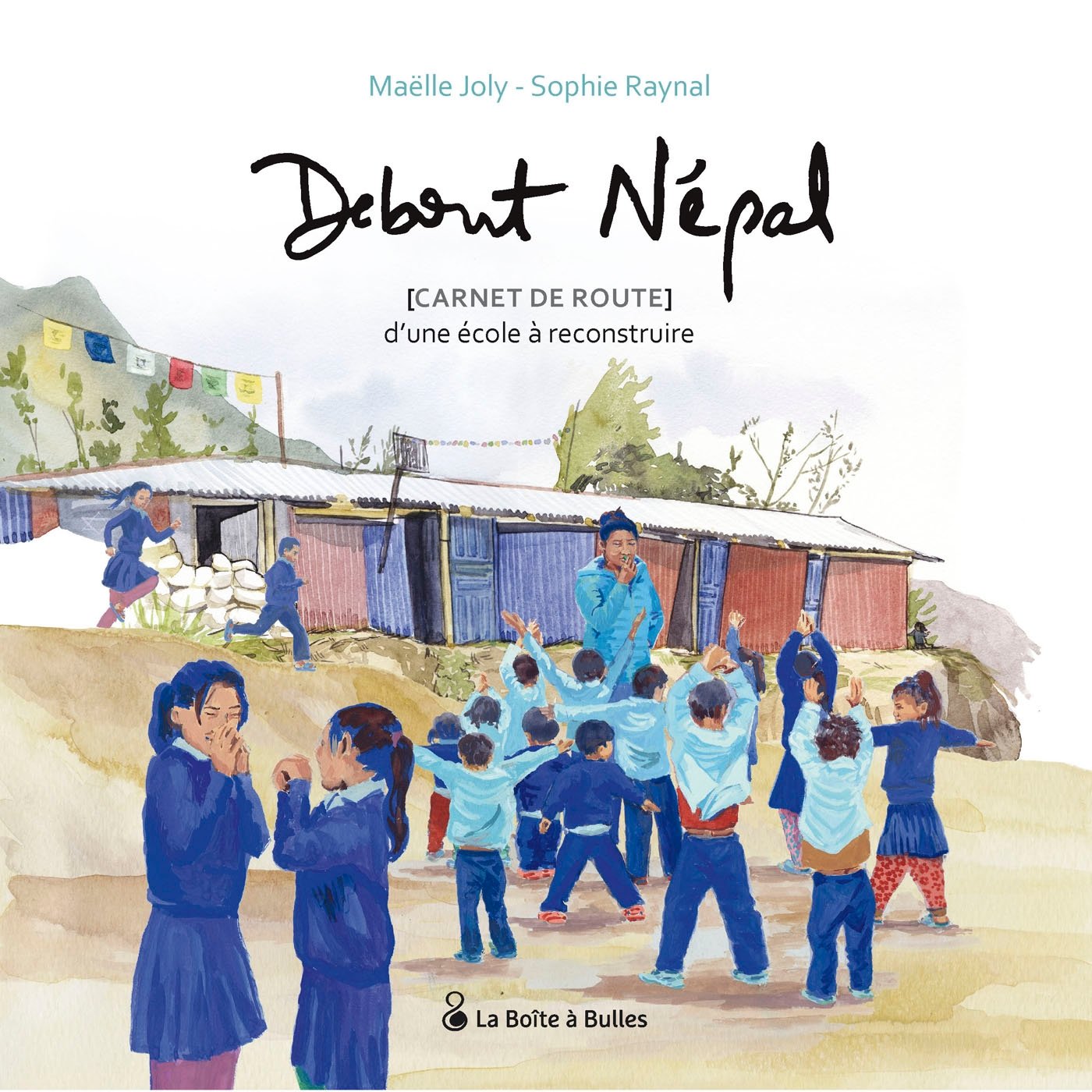 Debout Népal, carnet de route d'une école à reconstruire Manga