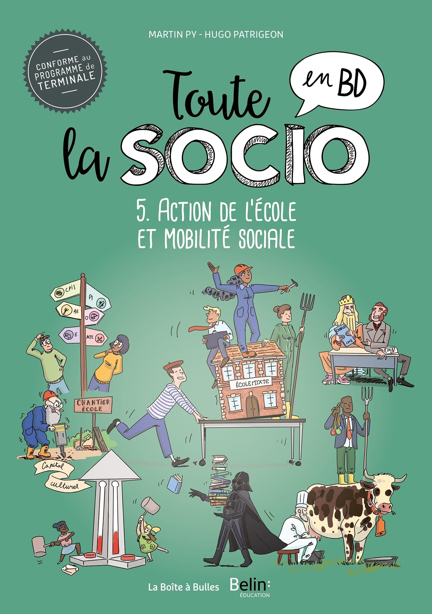 Toute la socio en BD T5 : Action de l'école et mobilité sociale: Action de l'école et mobilité sociale Manga
