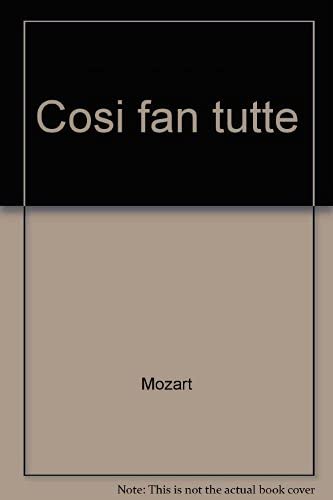 Cosi fan tutte book