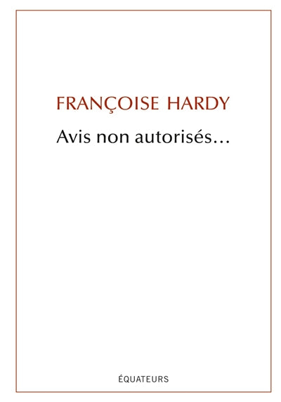 Product Image: Avis non autorisés...
