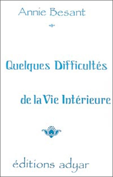 Product Image: Quelques difficultés de la vie intérieure