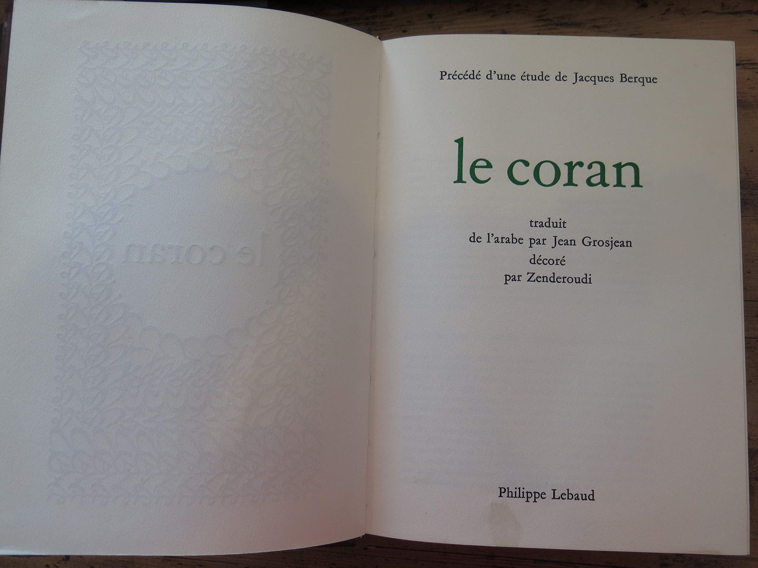 Le Coran Books
