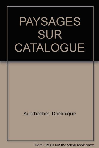 Paysages Sur Catalogue Books