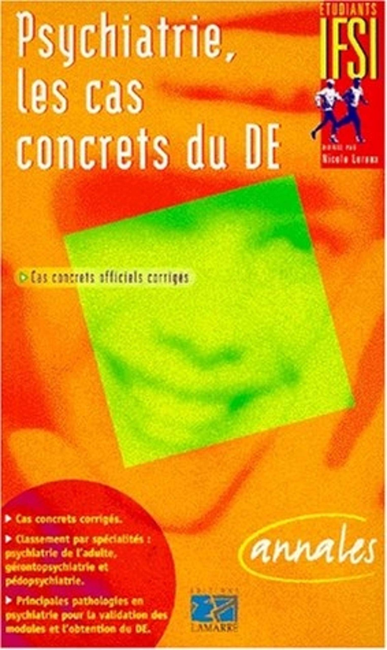 PSYCHIATRIE LES CAS CONCRETS DU DE book