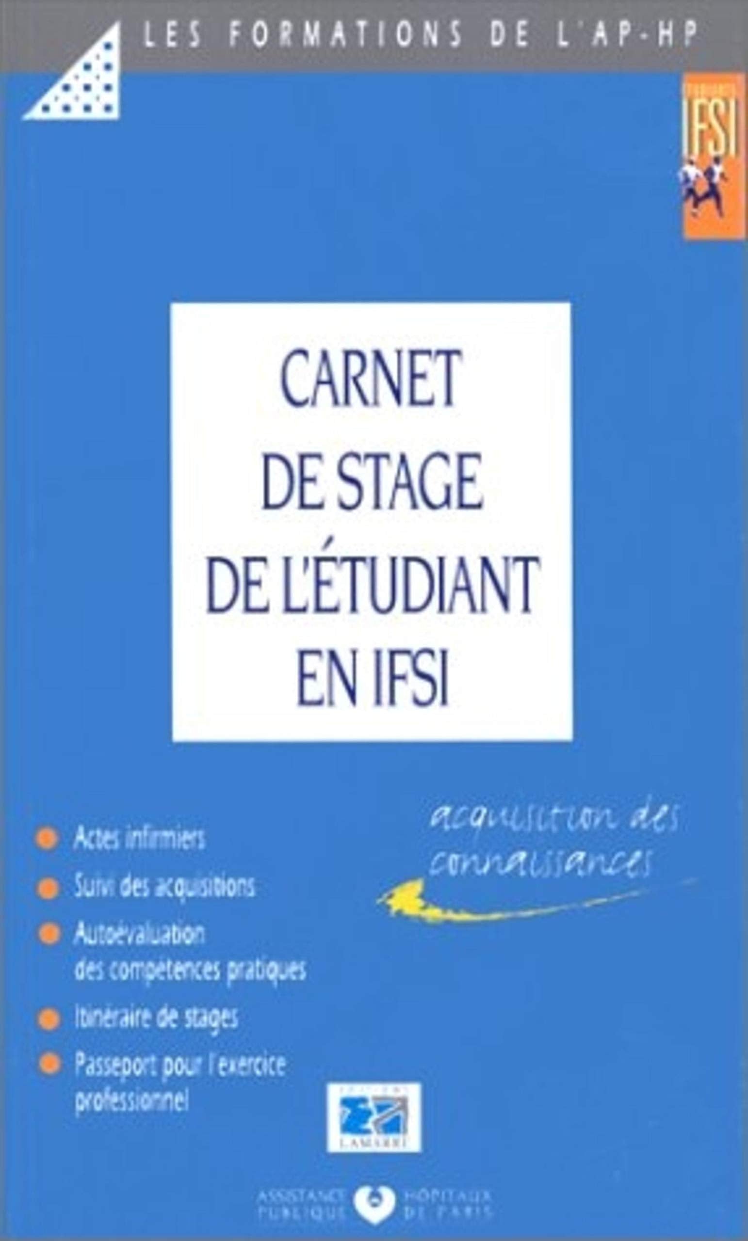 Carnet de stage de l'étudiant en IFSI book