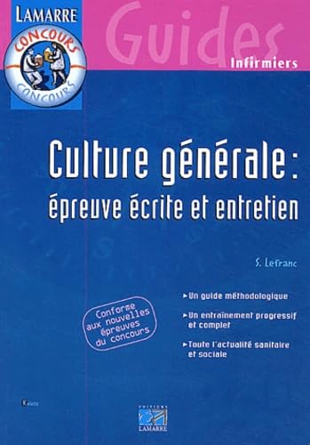 Culture générale : Épreuve écrite et Entretien book