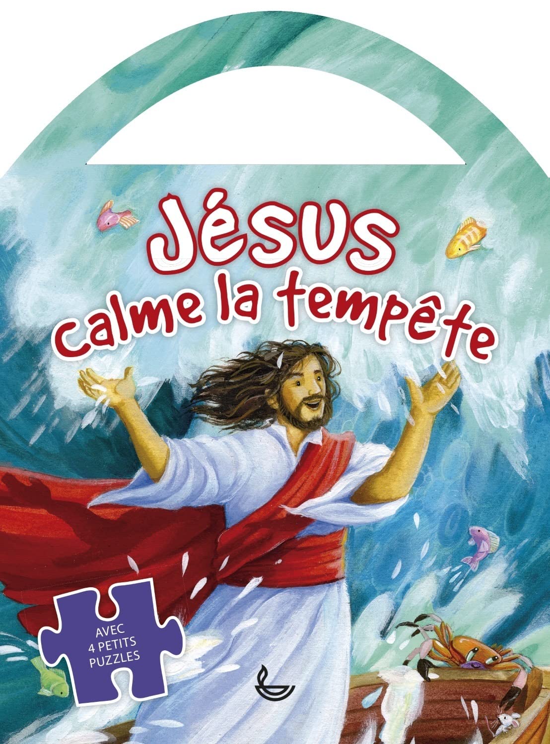 Jésus calme la tempête: Avec 4 petits puzzles Non-fiction