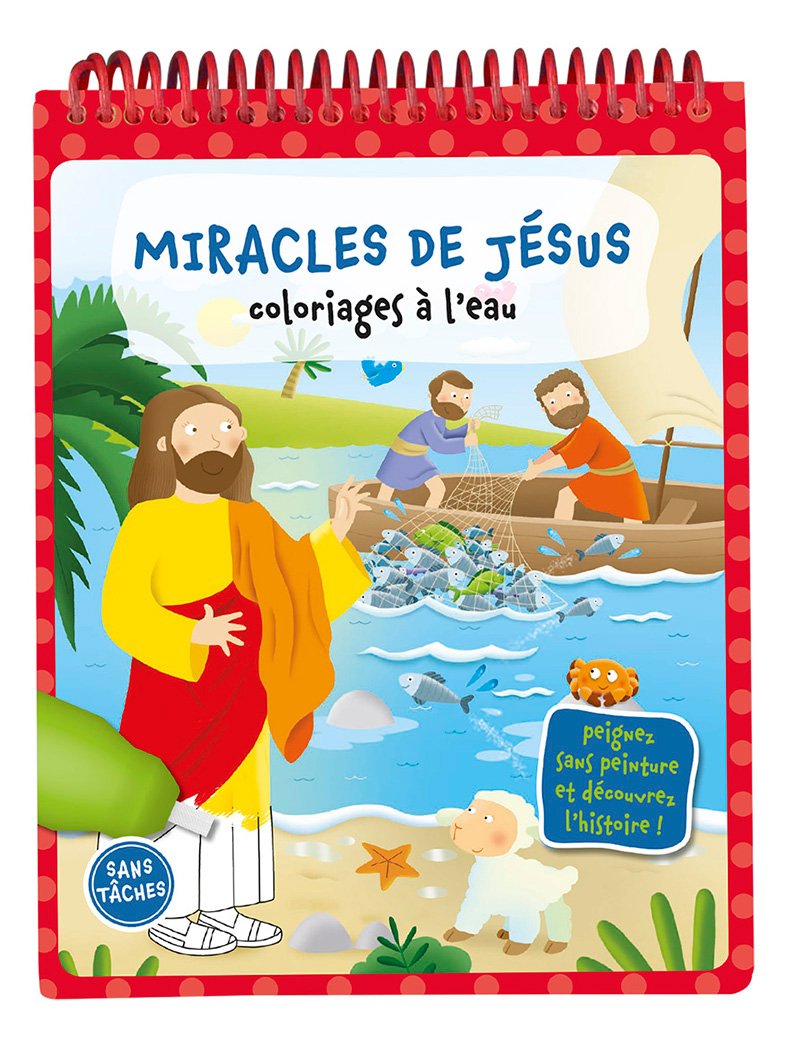 Miracles de Jésus: Coloriages à l'eau book