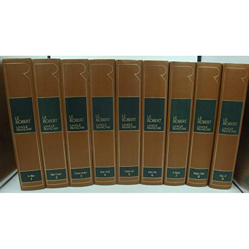 Dictionnaire Alphabetique et Analogique de la Langue Francaise Books