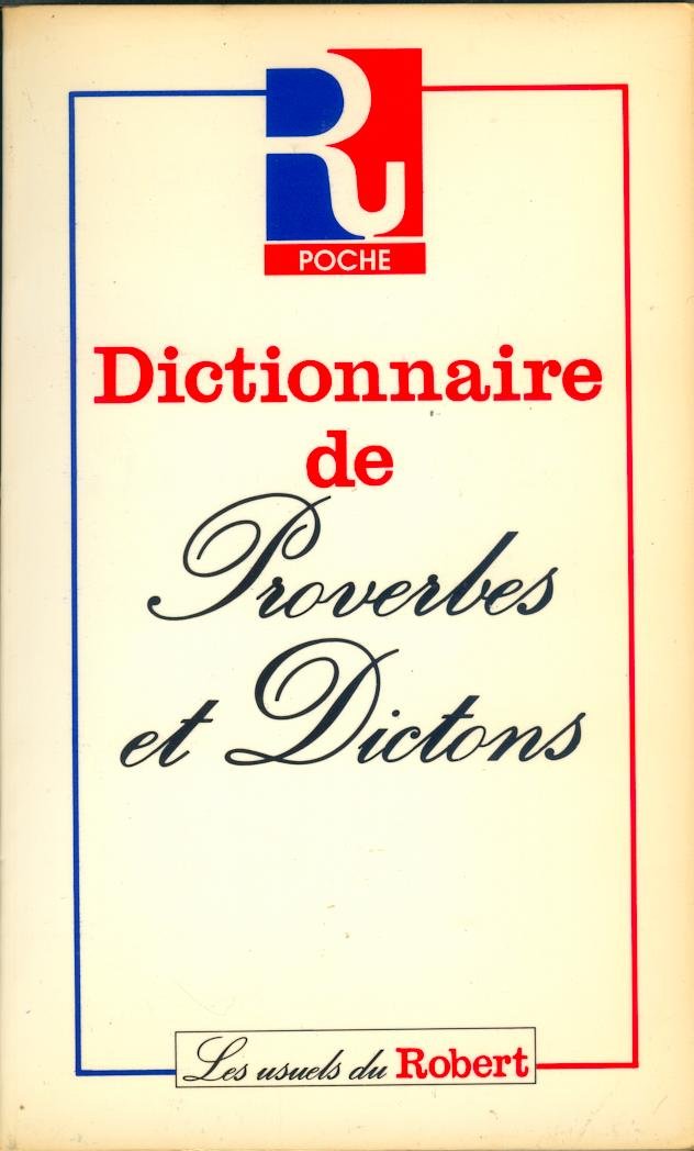 Dictionnaire de Proverbes et Dictons Books