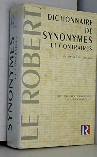 Dictionnaire synonymes et contraires Books